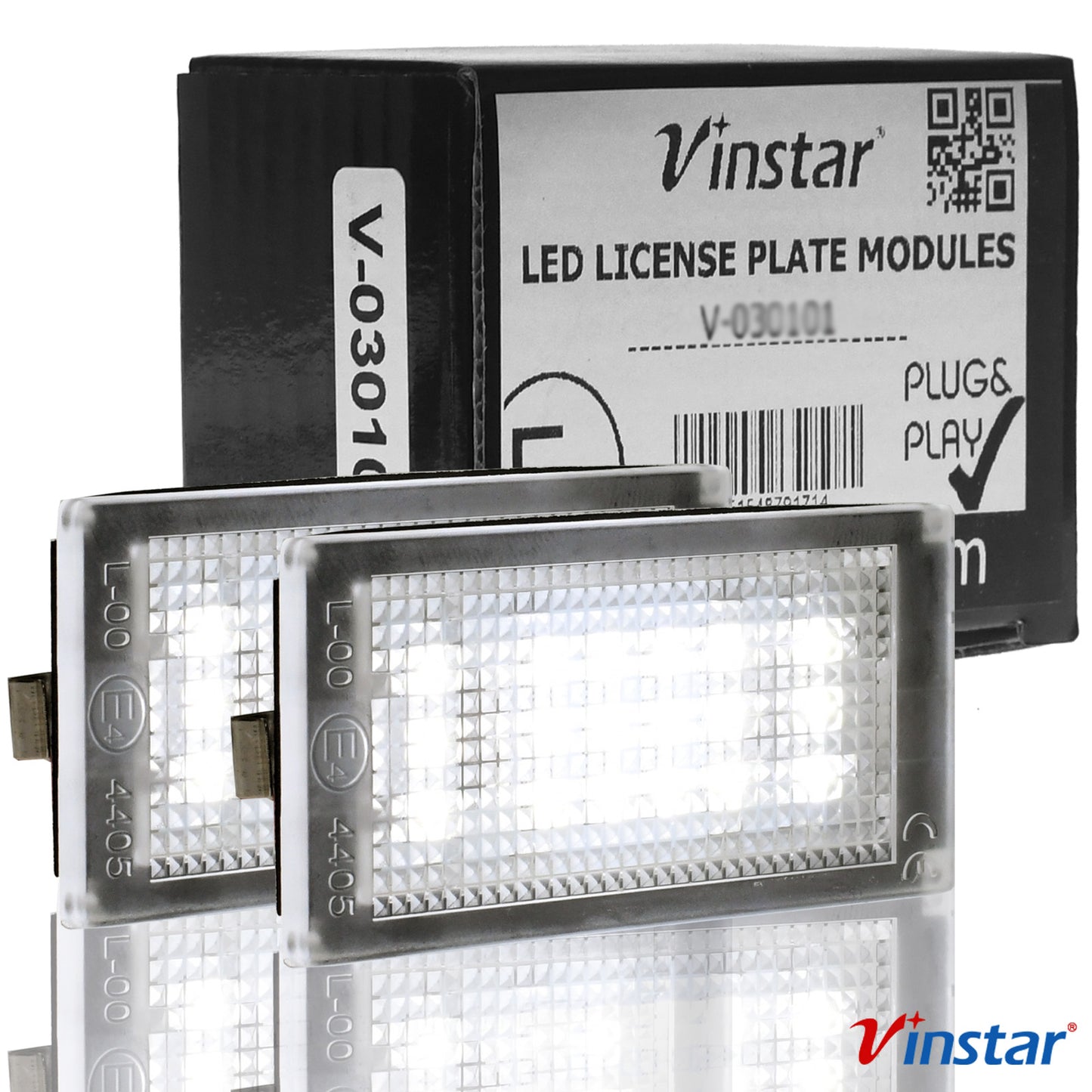 Vinstar LED Kennzeichenbeleuchtung kompatibel mit BMW E46 Coupe Cabrio M3 2003-2006