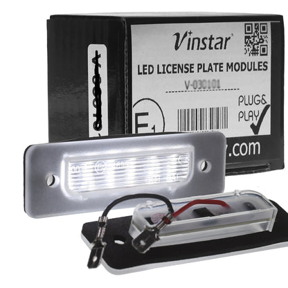 Vinstar LED Kennzeichenbeleuchtung kompatibel mit BMW E30 E12 E28 E24 E23 E26 Z1 M1