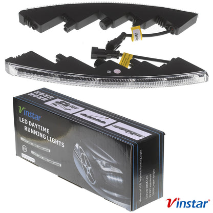 Vinstar LED Tagfahrlicht 12V R87 kompatibel mit Golf 4 Passat B6 Polo T5 Forester