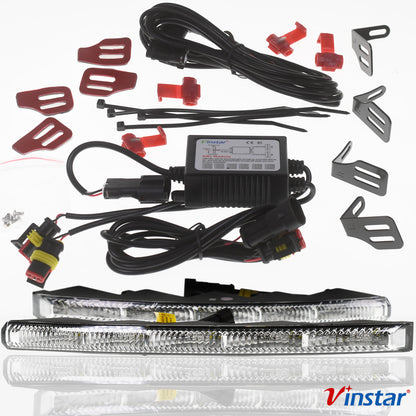 Vinstar LED Tagfahrlicht 12V R87 kompatibel mit Golf 4 Passat B6 Polo T5 Forester