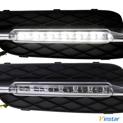 2X Vinstar LED Tagfahrlicht DRL HIGH POWER TFL kompatibel mit BMW X5 E70 2007-2010