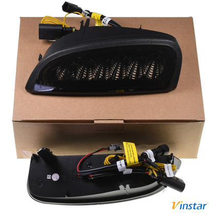 2x Vinstar LED Front Blinker Positionslicht RAUCHGLAS kompatibel mit Porsche Cayenne 2006-2010