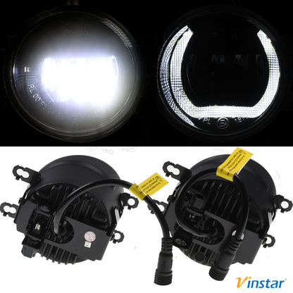 Vinstar LED NEBELSCHEINWERFER TAGFAHRLICHT kompatibel mit Toyota AURIS AVENSIS Yaris RAV4 IQ Prius