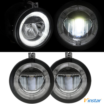 Vinstar CREE LED Nebel Scheinwerfer Tagfahrlicht kompatibel mit JEEP Compass Patriot 2006-2011