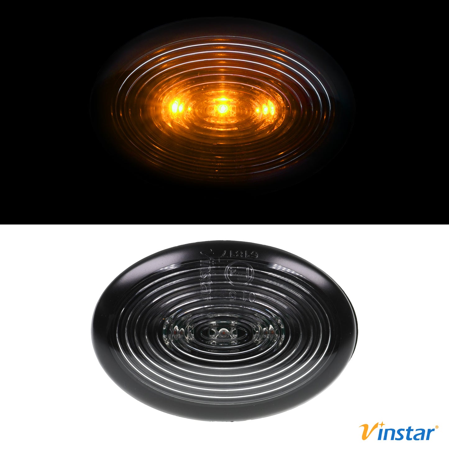 2x Vinstar LED Smoke getönte Seitenblinker kompatibel mit Mini R55 R55N R56 R56N R57 R57N R58 R59