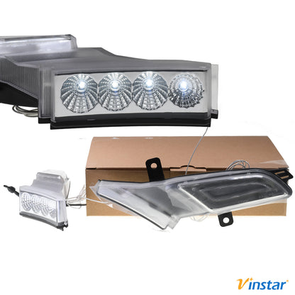 2x Vinstar Seiten Blinker DRL Tagfahrlicht LED kompatibel mit Porsche Cayenne 955 Facelift 2007-2010