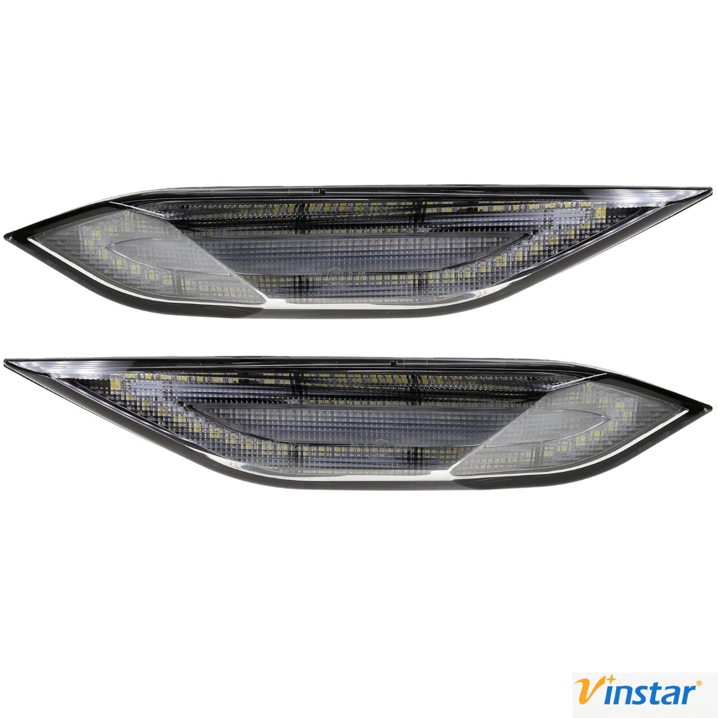 Vinstar Paar Seiten Blinker RECHTS + Links LED kompatibel mit Porsche Cayenne 92A 2010-2014