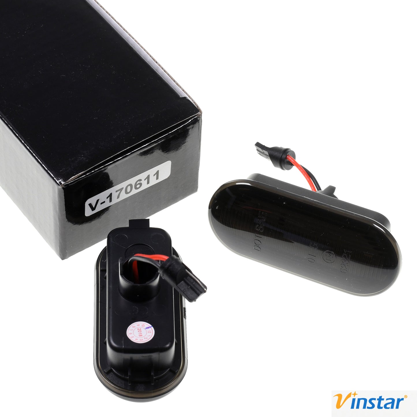 2X Vinstar SMOKE LED Seiten Blinker kompatibel mit Ford C-MAX Fiesta Focus Fusion Galaxy