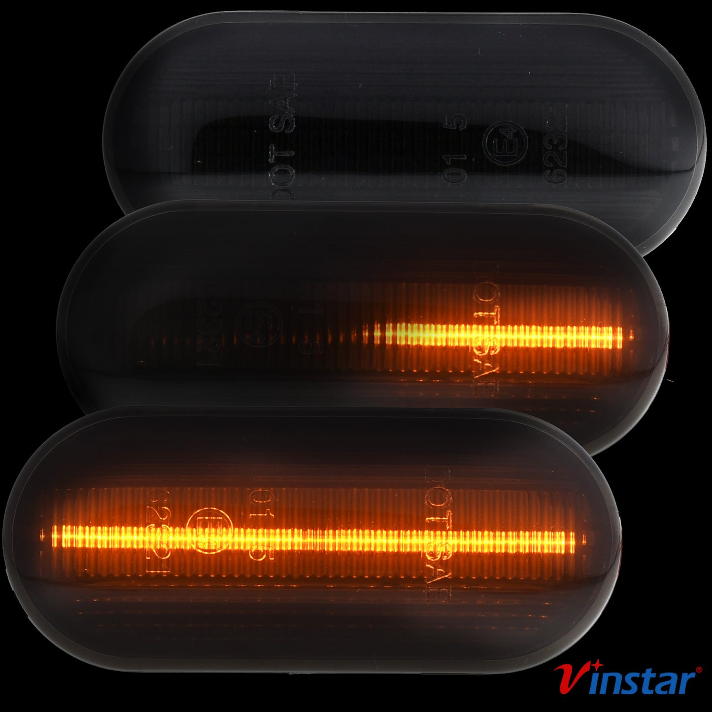 Vinstar LED Seiten Blinker SMOKE kompatibel mit C-MAX FIESTA FOCUS FUSION GALAXY