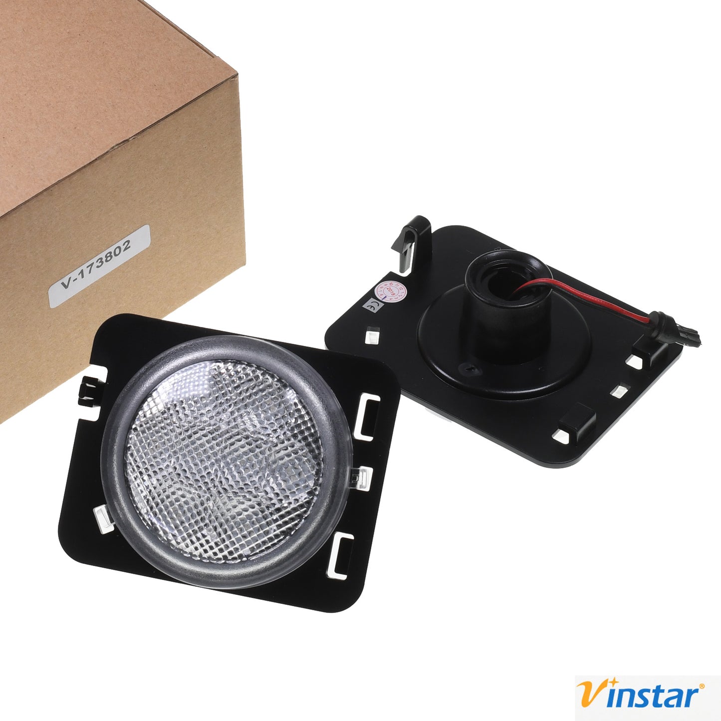 2x Vinstar Seitenblinker LED Kotflügel Blinker kompatibel mit J Wrangler JK 2007-2015