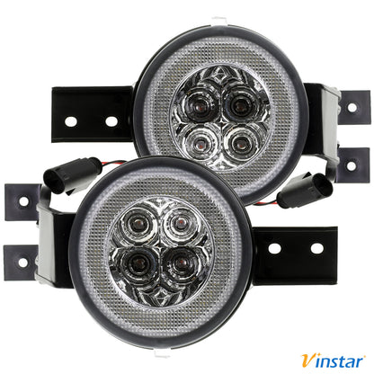 Vinstar Paar LED Front Blinker + POSITIONSLICHT + Zulassung kompatibel mit Mini R50 R52 R53 2001-2006