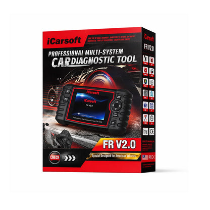 iCARSOFT OBD2 DIAGNOSEGERÄT SCANNER FR V 2.0 kompatibel mit Citroen Peugeot Renault Dacia inkl. kostenlose Updates