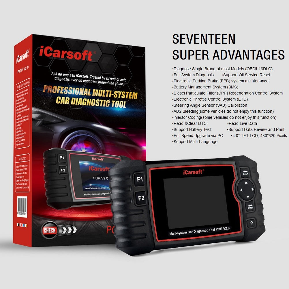 DIAGNOSEGERÄT iCARSOFT POR V2.0 Porsche