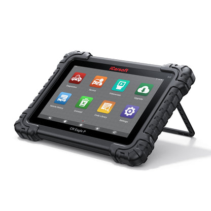 iCarsoft CR Eagle P OBD2 Diagnosegerät für 58+ Marken, TPMS mit 4 Sensoren, 14 Adapter, Videoskop, J2534, CAN-FD & DoIP inkl. Updates