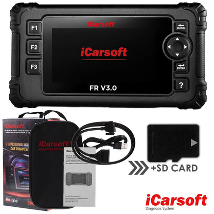 DIAGNOSEGERÄT iCARSOFT MB V 3.0 OBD Scanner für Citroen, Peugeot, Renault, Dacia, Fiat, Alfa Romeo inkl Updates