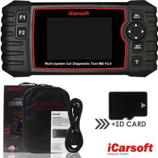 DIAGNOSEGERÄT iCARSOFT MB V 3.0 für Mercedes Scanner Online Service DEUTSCH