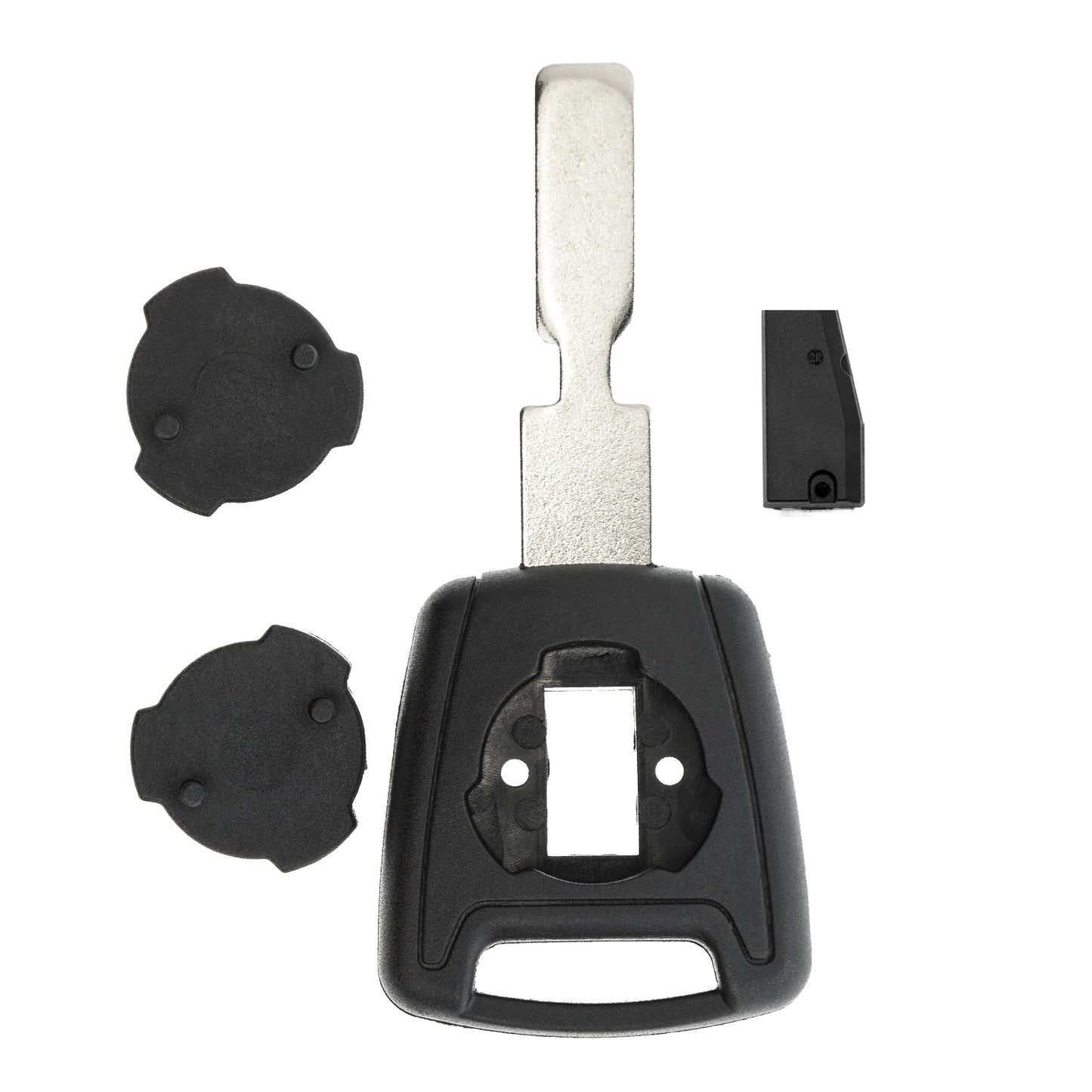 MT-KEY LKW Zünd Schlüssel Rohling HU71 + ID60 80 Bit T16 Keramik Transponder Wegfahrsperre kompatibel mit Scania 164 Ab 04 Rer Ab 04