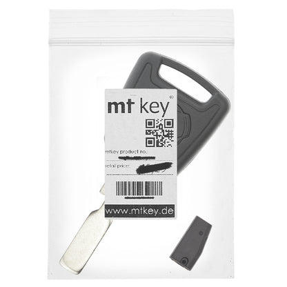 MT-KEY LKW Zünd Schlüssel Rohling HU71 + ID60 80 Bit T16 Keramik Transponder Wegfahrsperre kompatibel mit Scania 164 Ab 04 Rer Ab 04