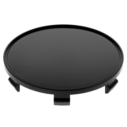 4x 61mm Nabenkappen Felgen Deckel Radnaben Kappen Schwarz Gewölbt kompatibel mit AUDI