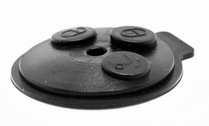 2X Auto Schlüssel Funk Fernbedienung Tastenfeld Gummi + 2X CR2016 Batterie kompatibel mit SMART