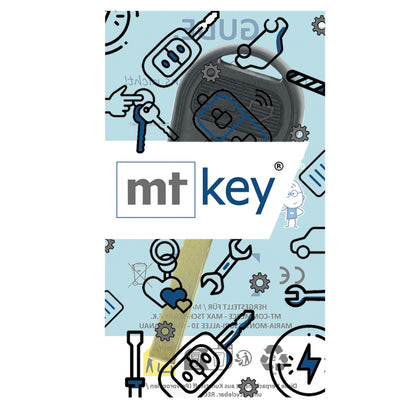 MT-KEY Generalschlüssel HU92R / HU92 Funk Schlüssel 434MHZ kompatibel mit BMW 8er E31 3er E36 Z3 7er E38 5er E39 bis BJ. 2000 433MHZ Autoschlüssel