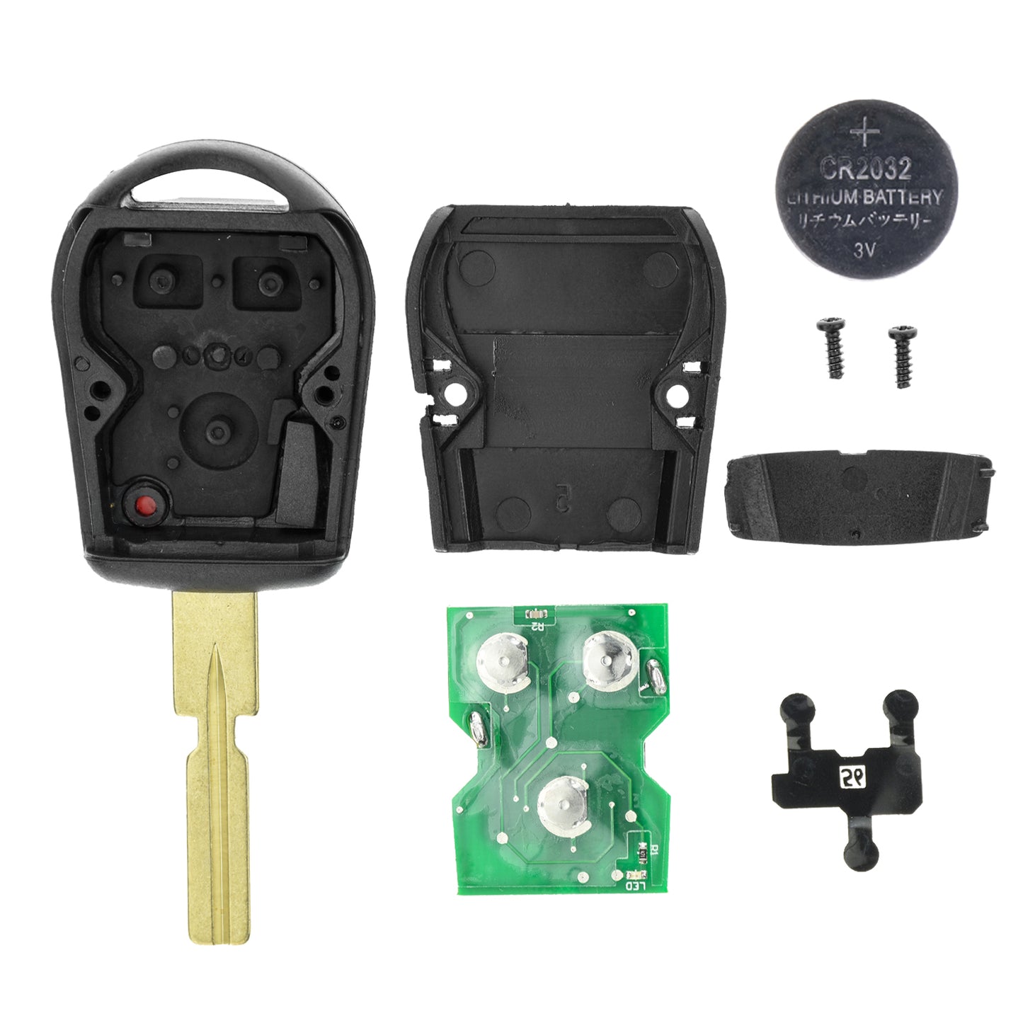 MT-KEY Generalschlüssel HU58 Funk Schlüssel 434MHZ kompatibel mit BMW 8er E31 3er E36 Z3 7er E38 5er E39 bis BJ. 2000 433MHZ Autoschlüssel