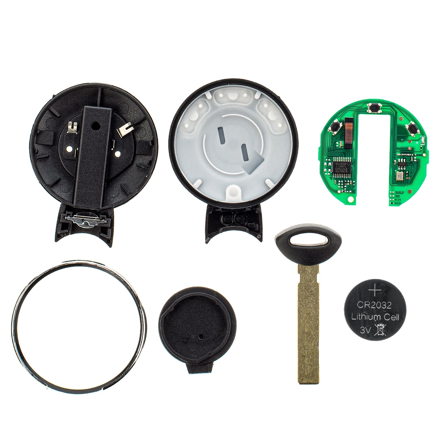 MT-KEY Funk Schlüssel 868MHZ kompatibel mit MINI One D Cooper S 3-Türer R56 Cabrio R57 Clubman R55 Countryman R60 Coupe R58 Paceman R61 Smartkey
