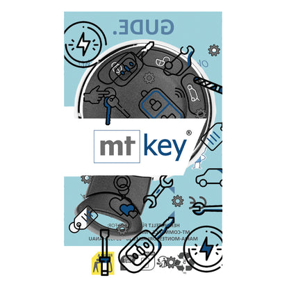 MT-KEY Funk Schlüssel 868MHZ kompatibel mit MINI One D Cooper S 3-Türer R56 Cabrio R57 Clubman R55 Countryman R60 Coupe R58 Paceman R61 Smartkey