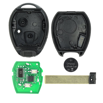 MT-KEY Funk Schlüssel 434MHZ kompatibel mit MINI One D Cooper S R50 R53 BIS 04 MG ZT Rover 75 -05 433MHZ Autoschlüssel