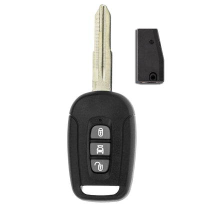 MT-KEY 3 Tasten Funk Schlüssel Fernbedienung 434MHZ kompatibel mit Chevrolet Captiva 06-18 Opel Antara 06-15 433MHZ Autoschlüssel