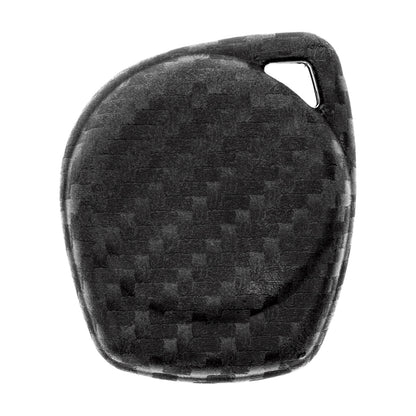 Auto Schlüssel Silikon Schutz Hülle im Carbon Look Kompatibel mit Nissan Pixo Suzuki Alto Grand Vitara SX4 Swift Funk Fernbedienung