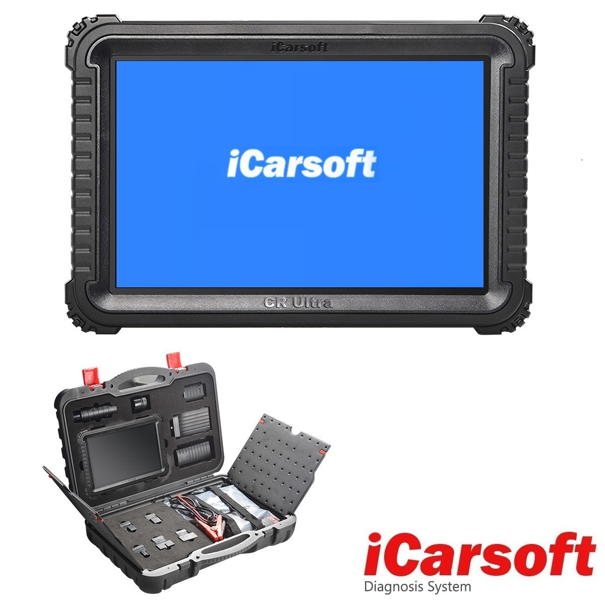 UNIVERSAL PROFI DIAGNOSEGERÄT iCARSOFT CR ULTRA OBD Scanner + Kostenlose Online Updates DEUTSCH