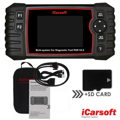 DIAGNOSEGERÄT iCARSOFT POR V3.0 OBD-2 Scanner für Porsche inkl. deutsche Updates