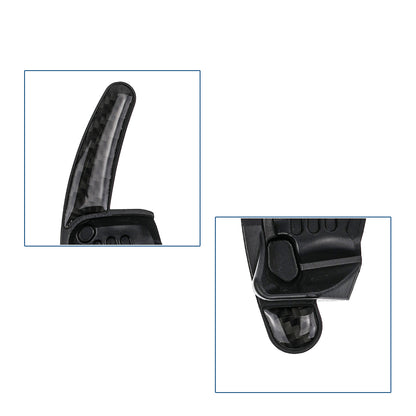 BRANDT Schaltwippen Verlängerung SET Carbon Optik kompatibel mit SEAT LEON II 1P TOLEDO III 5P ALTEA ALHAMBRA II 7N