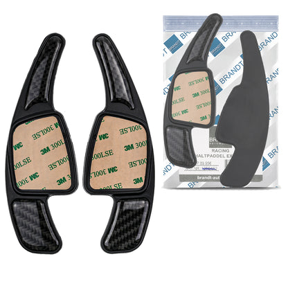 BRANDT Schaltwippen Carbon Look kompatibel mit AUDI A1 GB AB 2021 A3 S3 8V 16-20 Schaltpaddel Paddel Aufsatz Drucktaster Wippenschalter