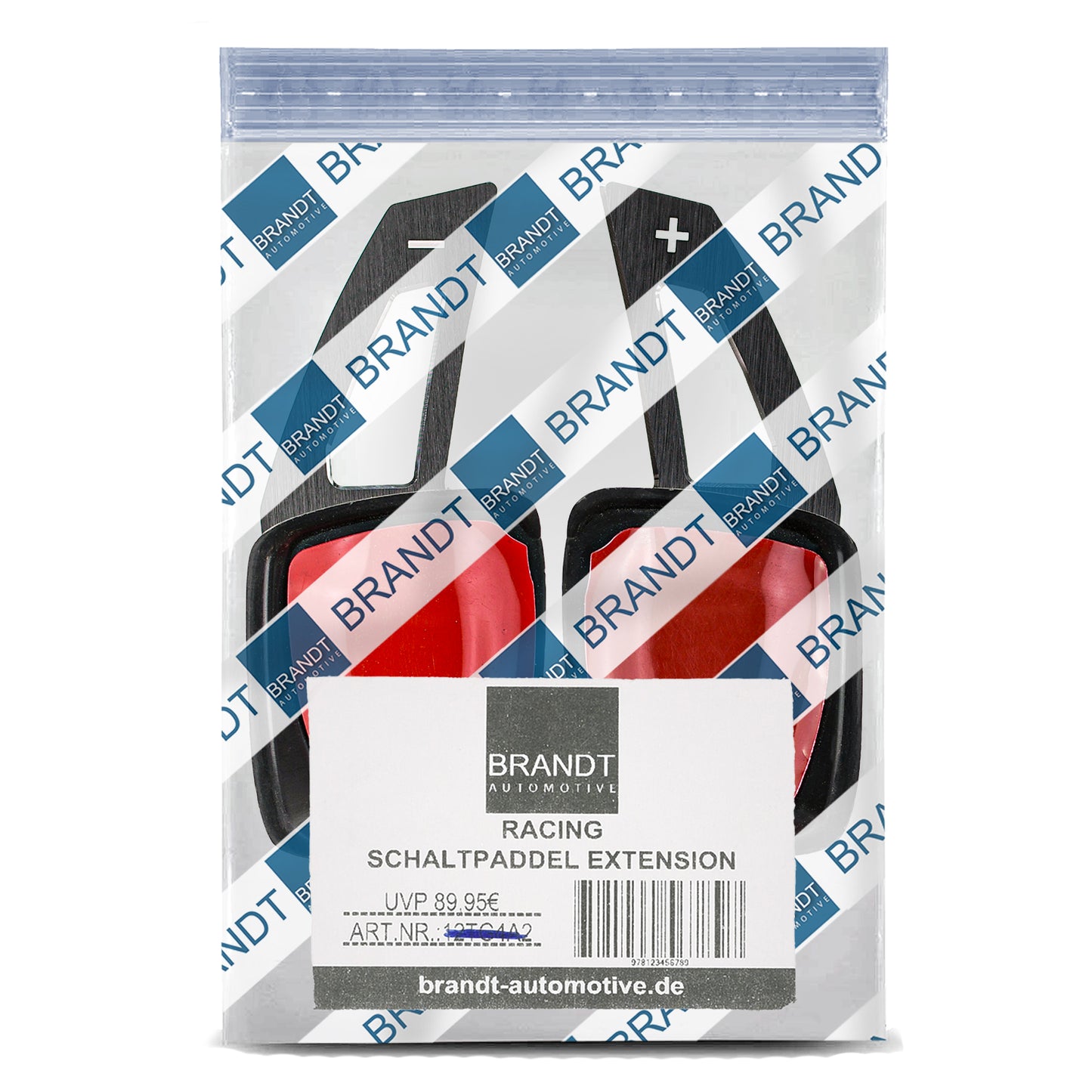 BRANDT Schaltwippen Verlängerung SET ALU SCHWARZ kompatibel mit VW AMAROK I ARTEON CADDY IV V GOLF 6 7 T6 T7 PASSAT B8 3G POLO 5 6 SHARAN II