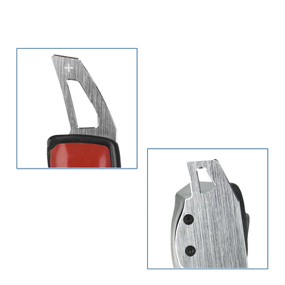 BRANDT Schaltwippen Verlängerung SET ALU SILBER kompatibel mit VW AMAROK I ARTEON CADDY IV V GOLF 6 7 T6 T7 PASSAT B8 3G POLO 5 6 SHARAN II