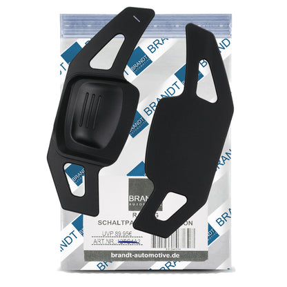 Lenkrad Schaltwippen SET ALU SCHWARZ kompatibel mit DSG VW AMAROK I ARTEON CADDY IV V GOLF 6 7 T6 T7 PASSAT B8 3G POLO 5 6 SHARAN II Tiptronic