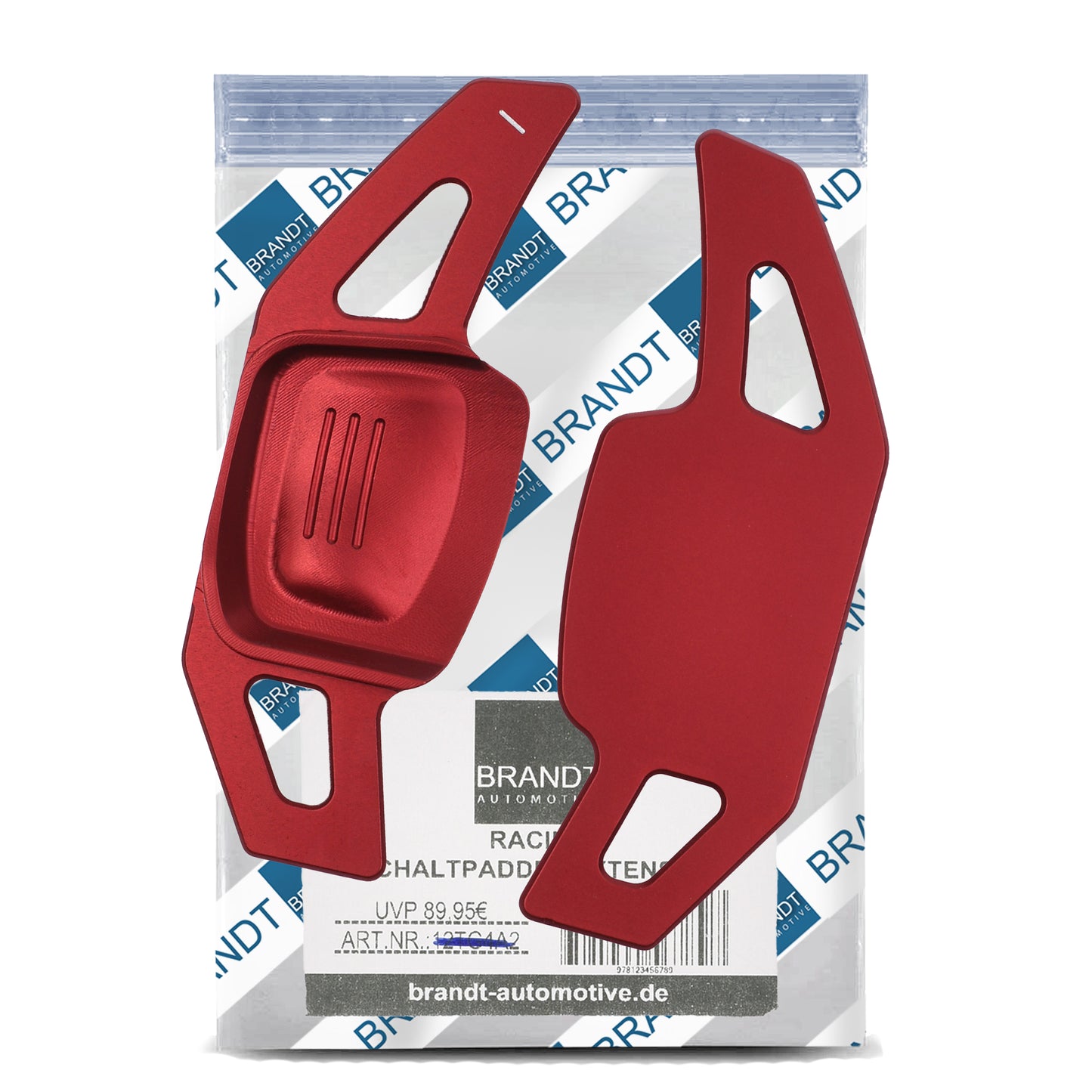 Lenkrad Schaltwippen SET ALU ROT kompatibel mit DSG VW AMAROK I ARTEON CADDY IV V GOLF 6 7 T6 T7 PASSAT B8 3G POLO 5 6 SHARAN II Tiptronic