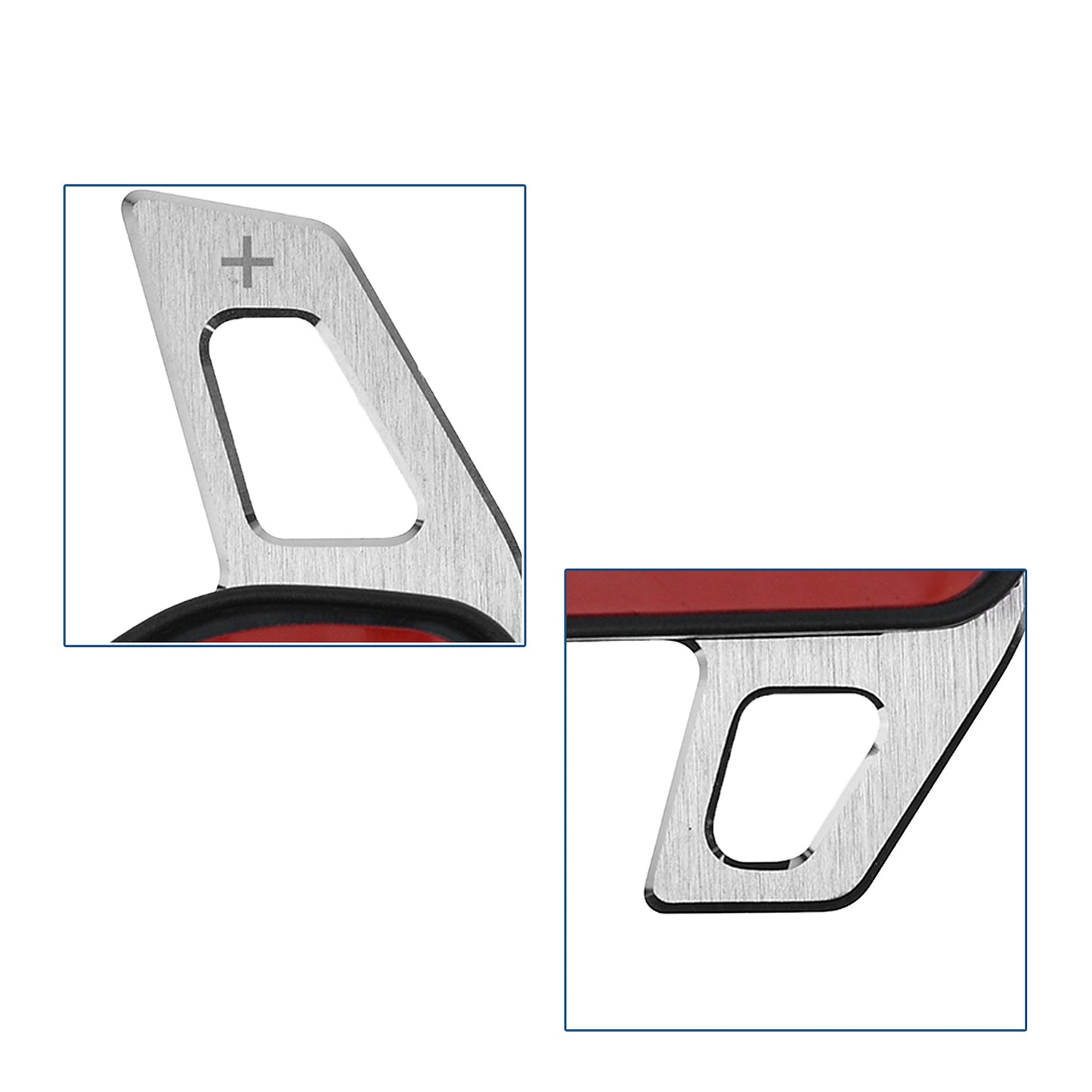 Schaltwippen ALU kompatibel mit AUDI A3 S3 8P RS3 8PA A4 S4 A5 S5 RS5 8T 8F A6 S6 RS6 C6 A8 D3 Q5 8R Q7 4L TT S TTRS SKODA FABIA II OCTAVIA SUPERB II