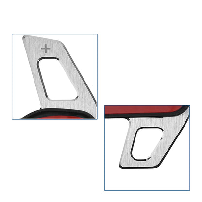 Schaltwippen ALU kompatibel mit AUDI A3 S3 8P RS3 8PA A4 S4 A5 S5 RS5 8T 8F A6 S6 RS6 C6 A8 D3 Q5 8R Q7 4L TT S TTRS SKODA FABIA II OCTAVIA SUPERB II