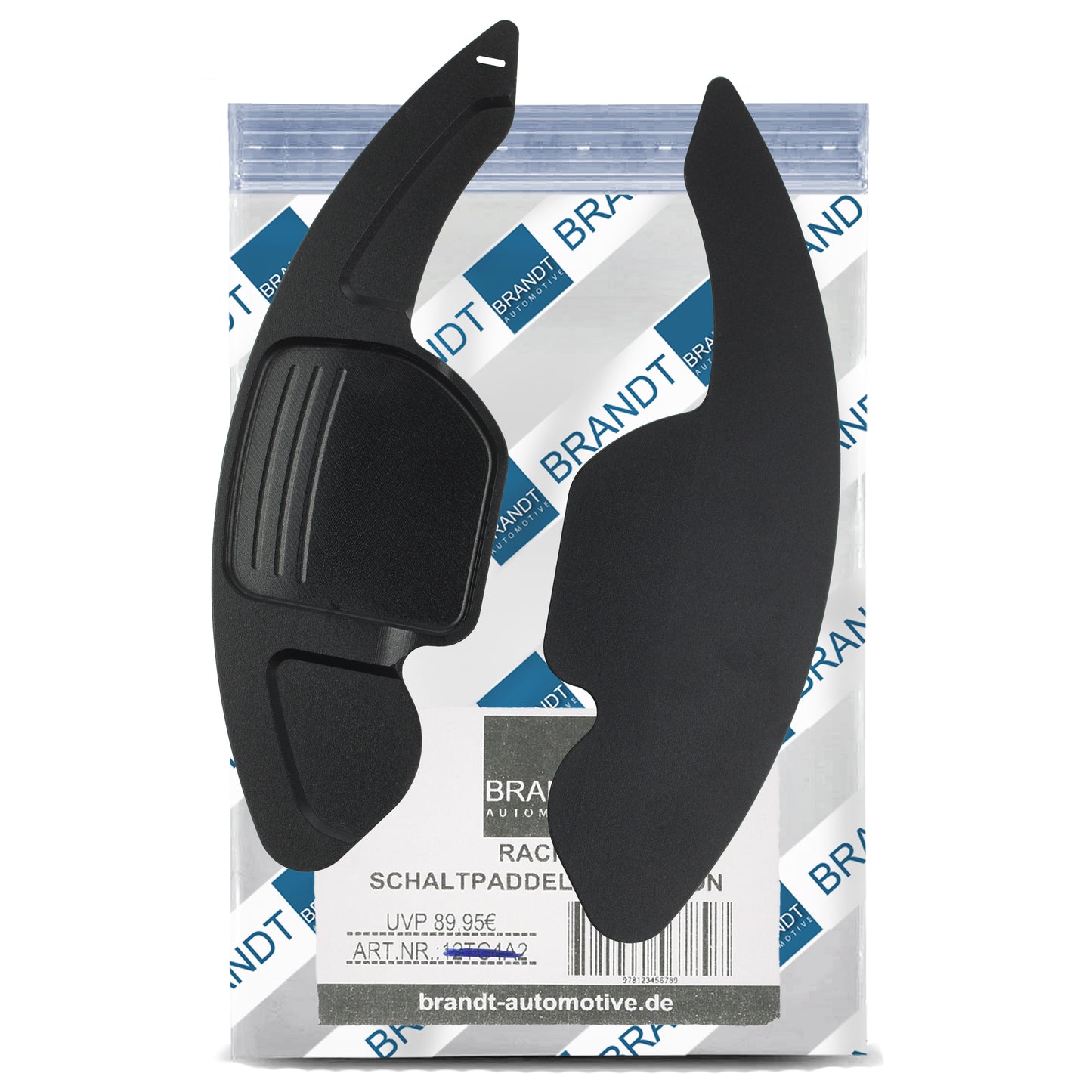 Schaltwippen ALU SCHWARZ kompatibel mit AUDI A1 8X A3 S3 8V A4 B8 R S4 A5 8T R S5 8F A6 C7 S6 RS6 A7 R S7 A8 D4 S8 Q3 8U Q5 8R SQ5 Q7 4L SEAT ALHAMBRA