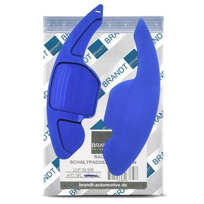 Schaltwippen ALU BLAU kompatibel mit AUDI A1 A3 S3 A4 S4 RS4 A5 S5 RS5 A6 S6 RS6 A7 S7 RS7 A8 S8 Q3 Q5 Q7 4L SEAT ALHAMBRA 2 ARONA ATECA IBIZA V LEON