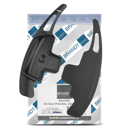 BRANDT Schaltwippen ALU SCHWARZ kompatibel mit MERCEDES BENZ W176 12-18 W203 S203 W204 S204 C204 CL203 W212 S212 W164 A207 C207 W251 X204 R230