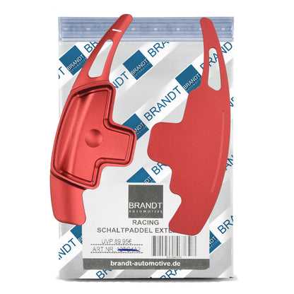 BRANDT Schaltwippen ALU ROT kompatibel mit MERCEDES BENZ W176 12-18 W203 S203 W204 S204 C204 CL203 W212 S212 W164 A207 C207 W251 X204 R230 ML CLC GLK