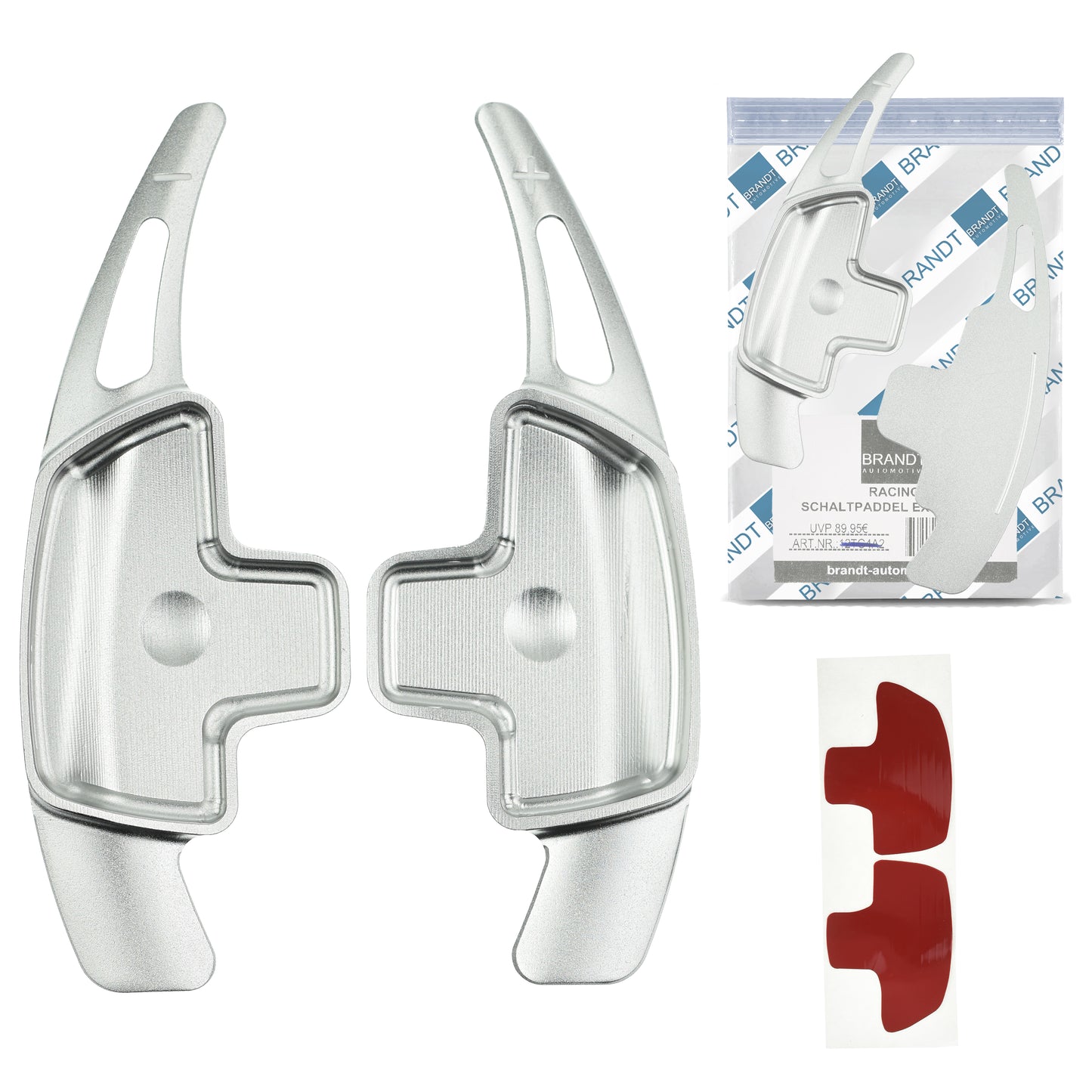 BRANDT Schaltwippen ALU kompatibel mit MERCEDES BENZ W176 12-18 W203 S203 W204 S204 C204 CL203 W212 S212 W164 A207 C207 W251 X204 R230 ML CLC GLK SL