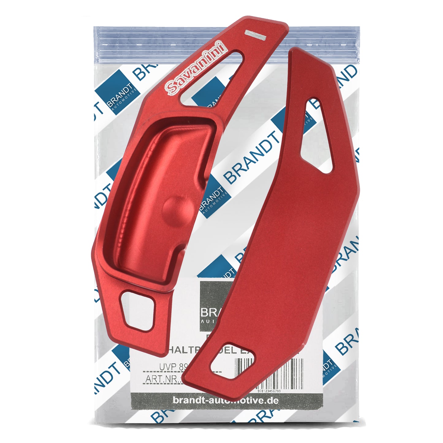 BRANDT Schaltwippen ALU ROT kompatibel mit MERCEDES BENZ W176 W204 S204 C204 CL203 CLSLK R171 W221 GLK X204 E-Klasse C207 A207 S212 W212