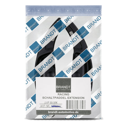 BRANDT Schaltwippen ALU SCHWARZ kompatibel mit MERCEDES BENZ E-Klasse S212 W212 A207 C207 SL R230 SLK R171 W221 W176 W204 C204 S204 CL203 CLC
