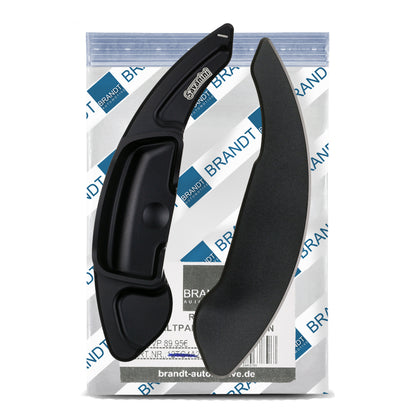 BRANDT Schaltwippen ALU SCHWARZ kompatibel mit MERCEDES BENZ E-Klasse S212 W212 A207 C207 SL R230 SLK R171 W221 W176 W204 C204 S204 CL203 CLC