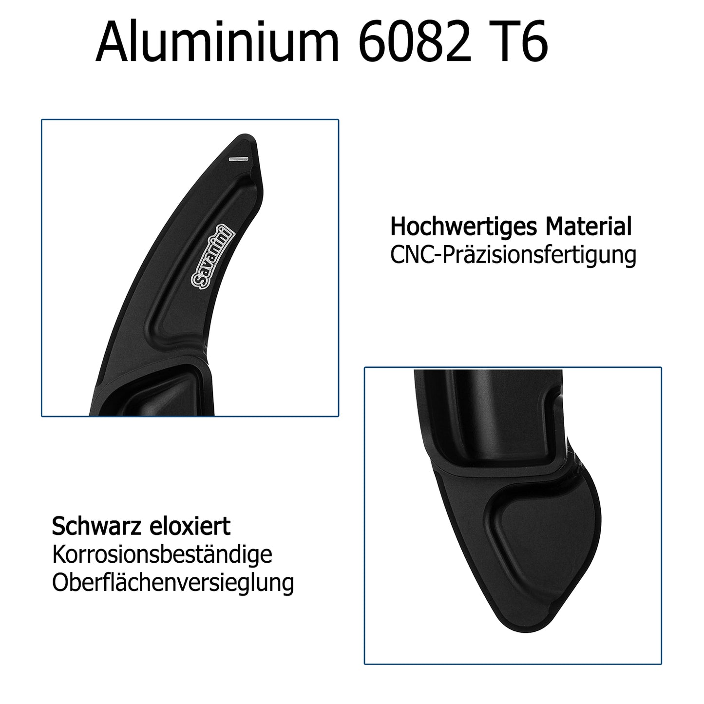 BRANDT Schaltwippen ALU SCHWARZ kompatibel mit MERCEDES BENZ E-Klasse S212 W212 A207 C207 SL R230 SLK R171 W221 W176 W204 C204 S204 CL203 CLC